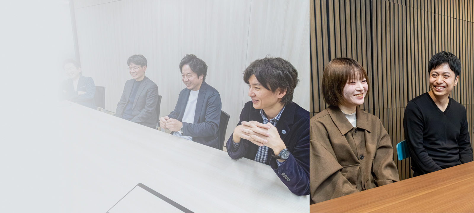 当社社員の座談会の写真