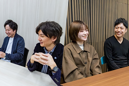 当社社員の座談会の写真